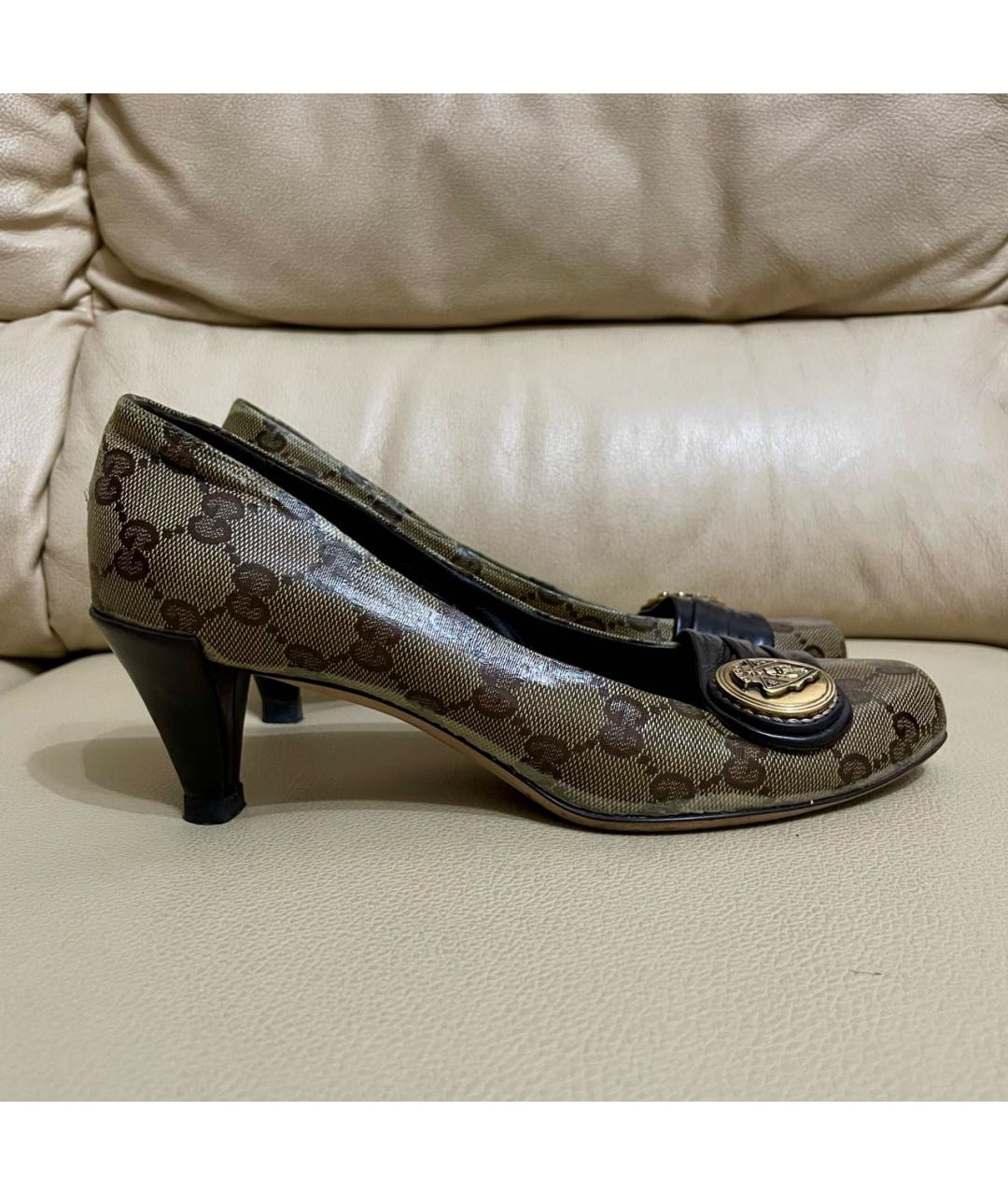 GUCCI Бежевые туфли, фото 9