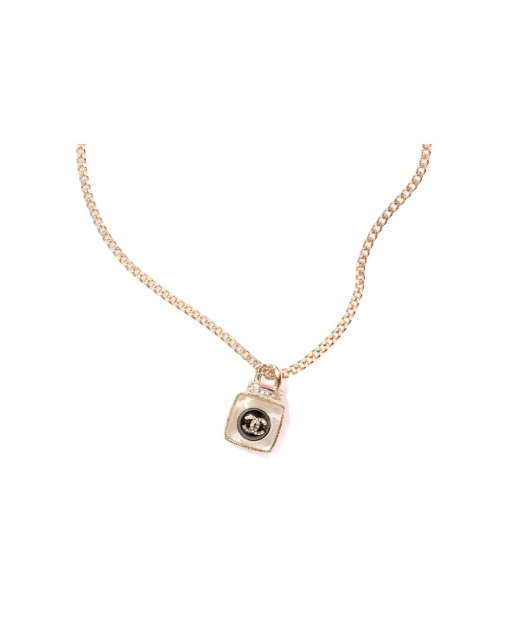 CHANEL Золотая металлическая подвеска, фото 1