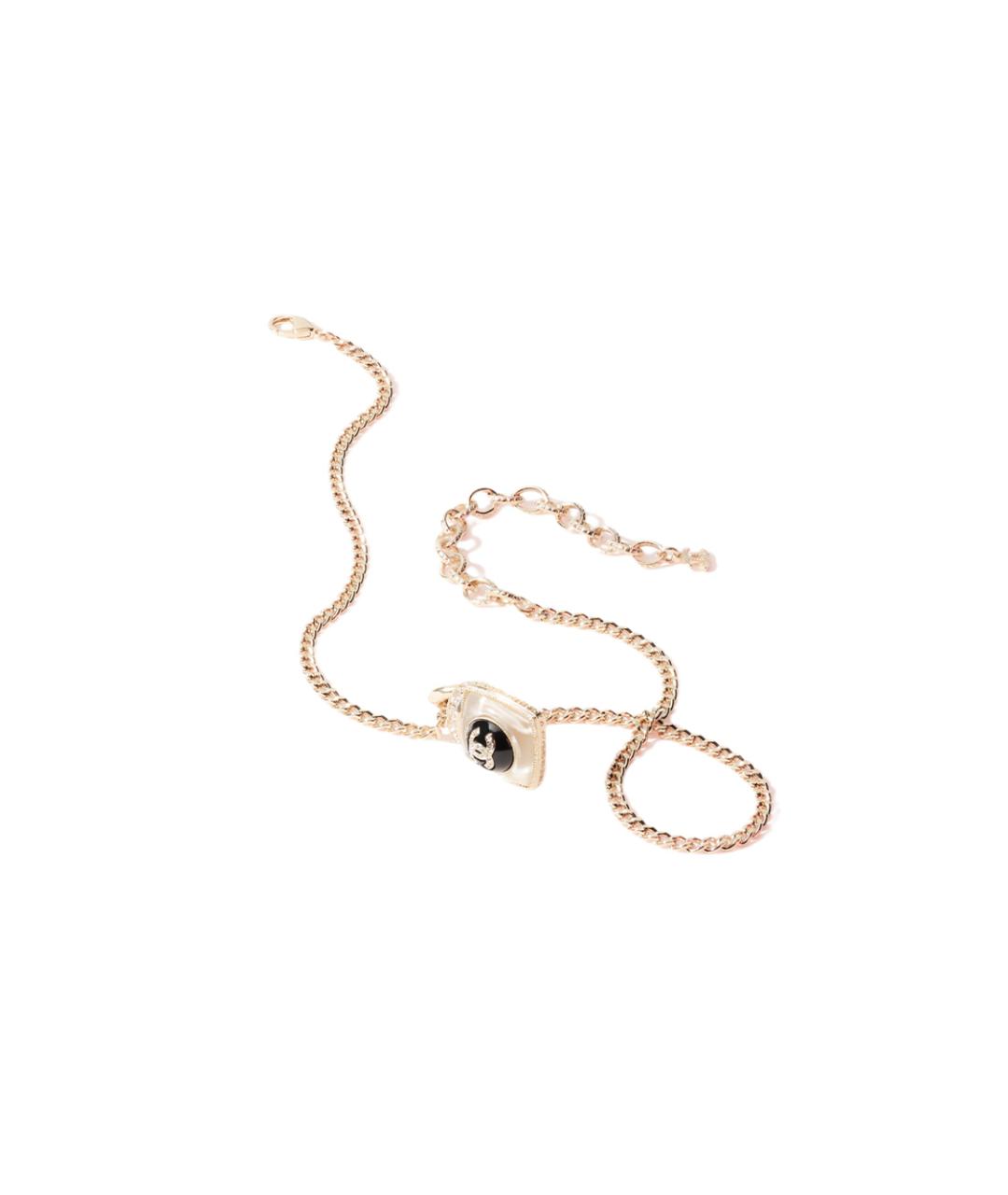 CHANEL Золотая металлическая подвеска, фото 3