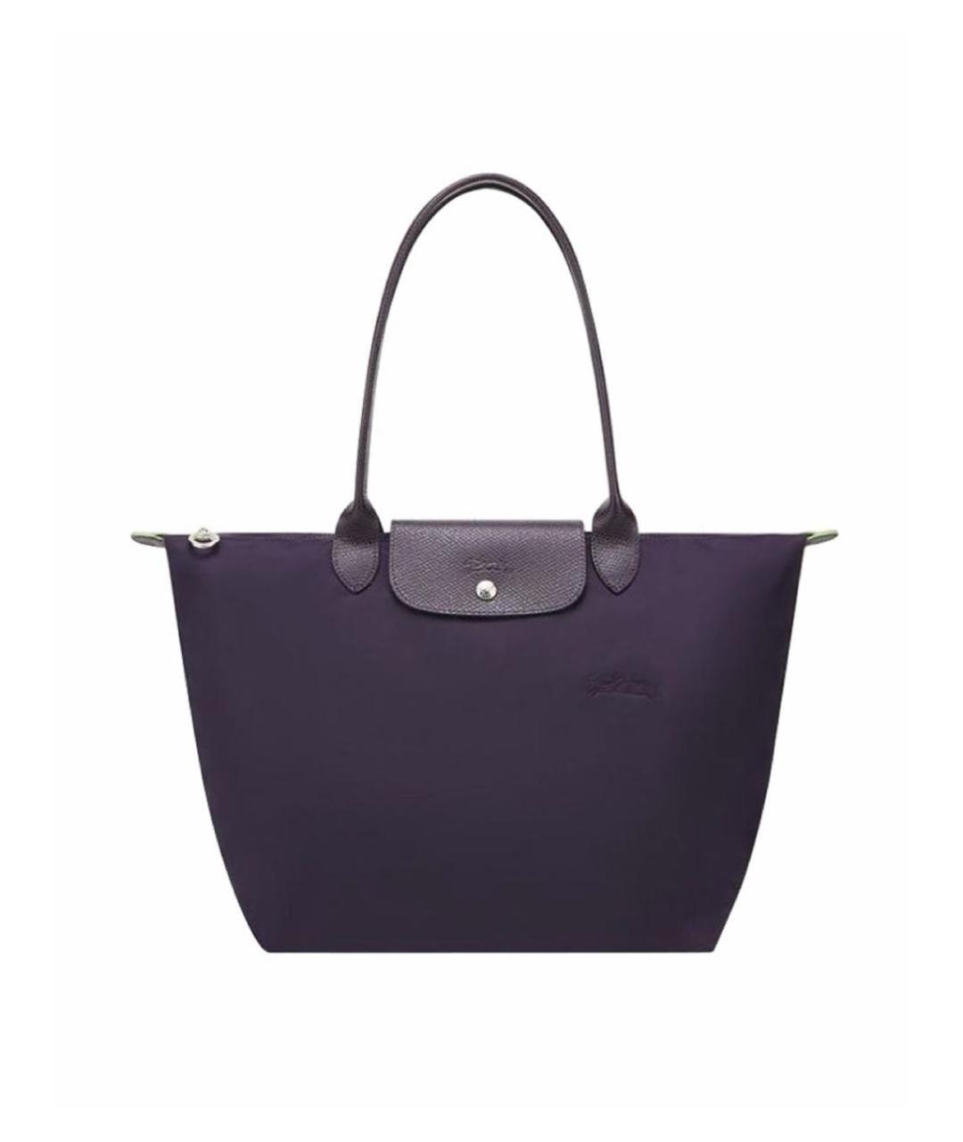 LONGCHAMP Фиолетовая сумка тоут, фото 4