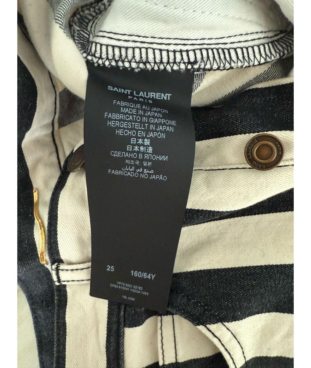SAINT LAURENT Хлопко-эластановые шорты, фото 5