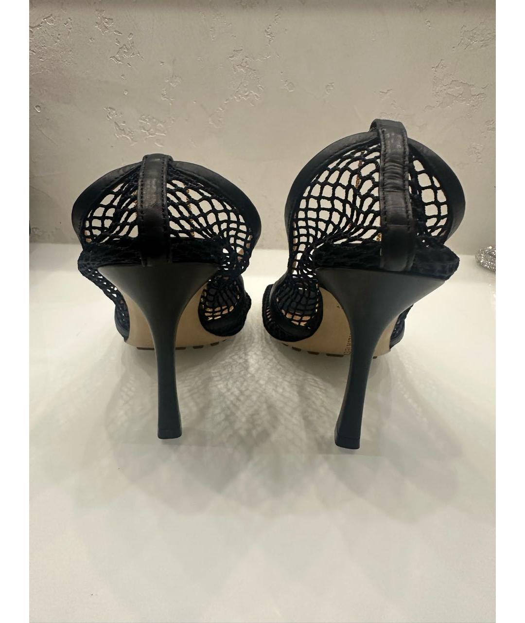 BOTTEGA VENETA Черные кожаные туфли, фото 2