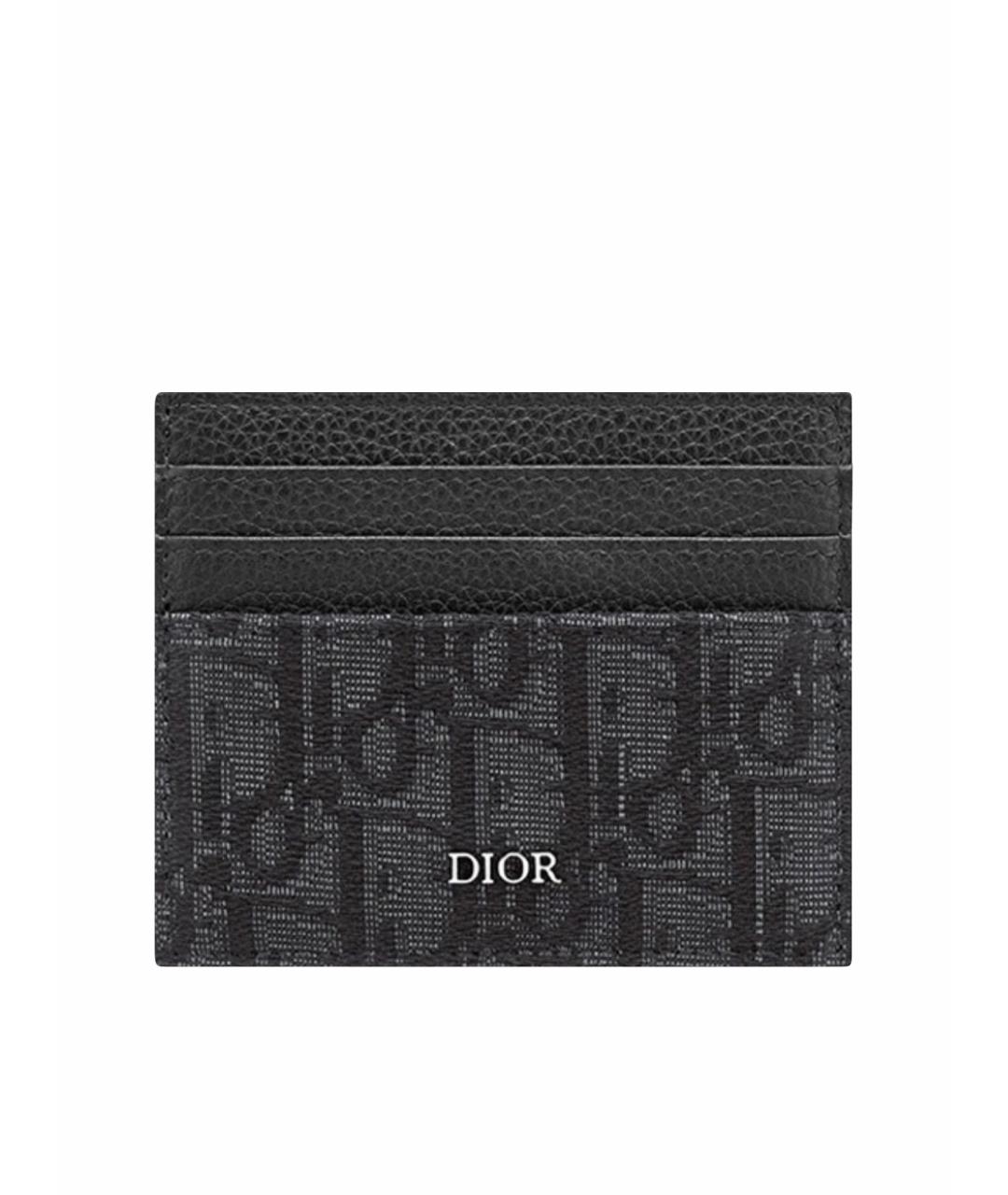 CHRISTIAN DIOR Черный кардхолдер, фото 1