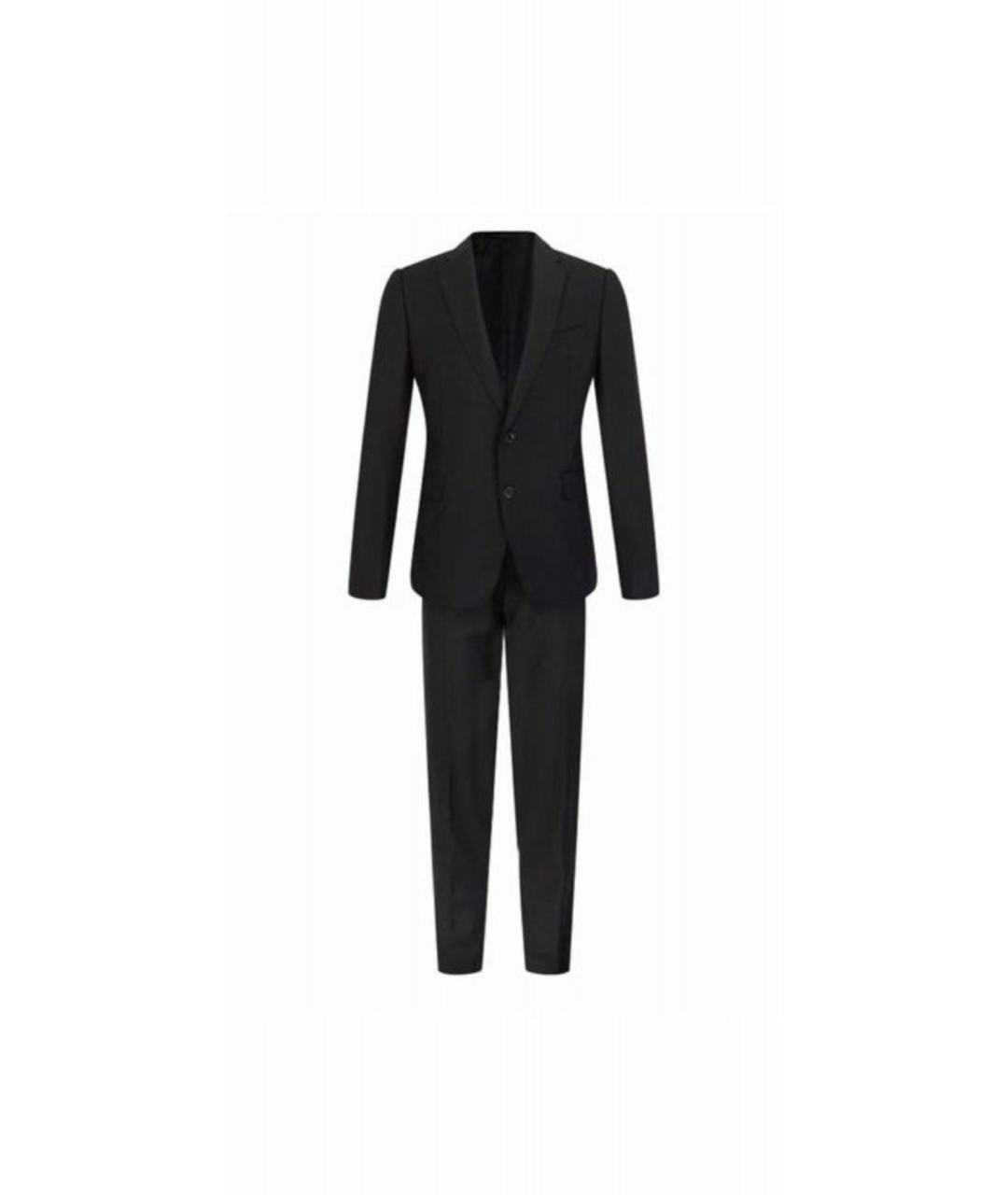 ARMANI COLLEZIONI Черный классический костюм, фото 1
