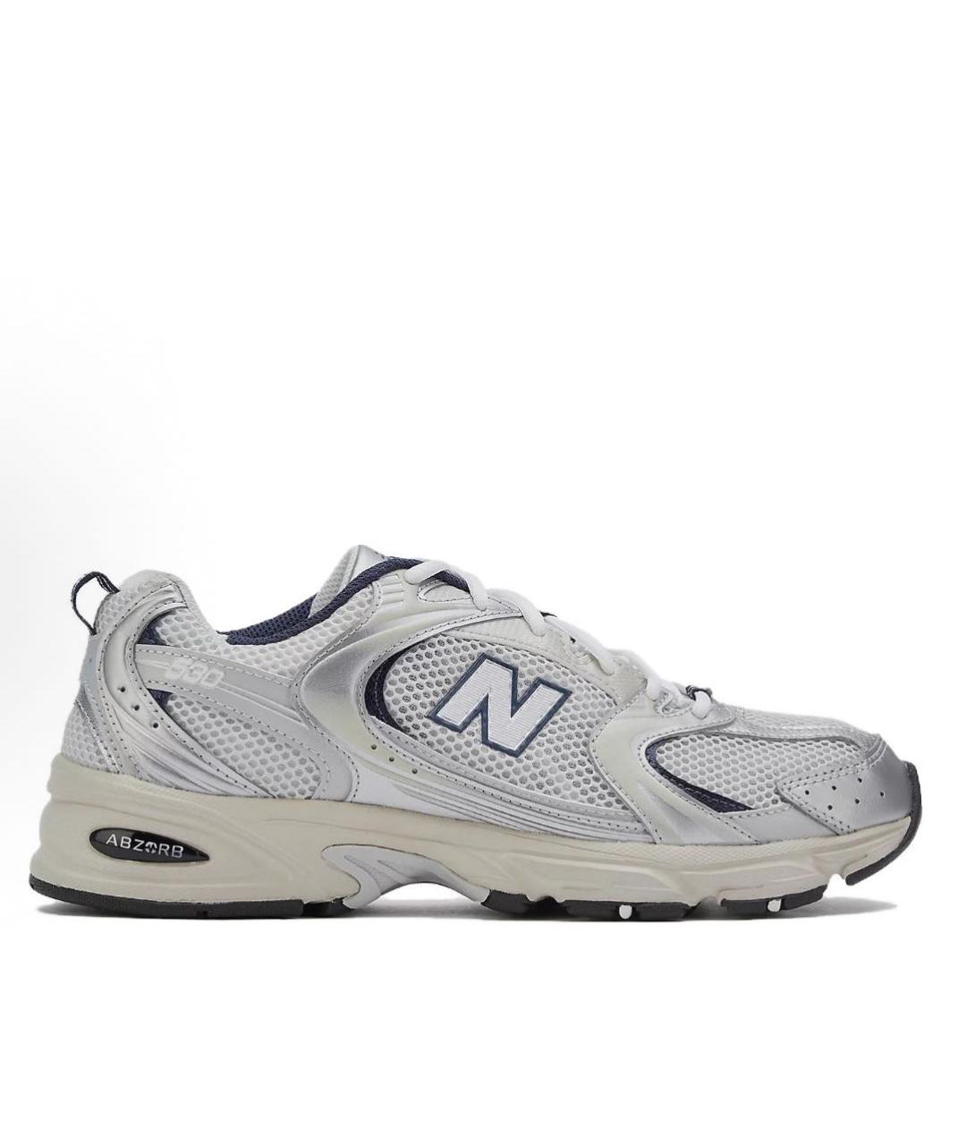 NEW BALANCE Серебряные низкие кроссовки / кеды, фото 5