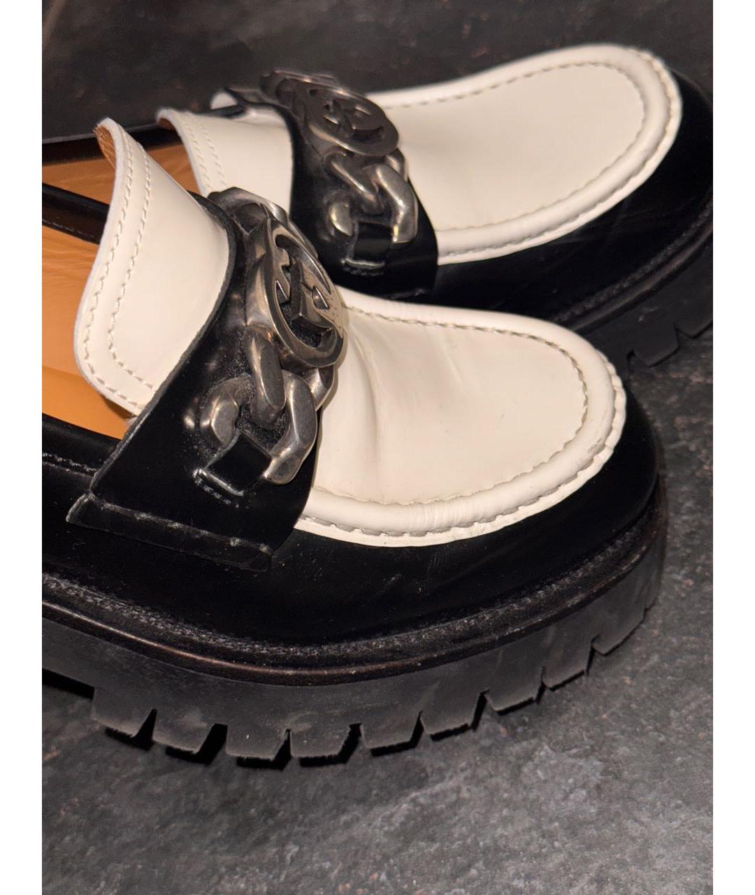 GUCCI Мульти кожаные лоферы, фото 5
