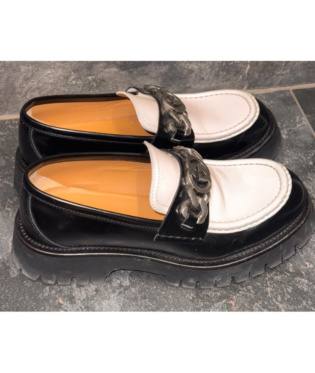 GUCCI Мульти кожаные лоферы, фото 7