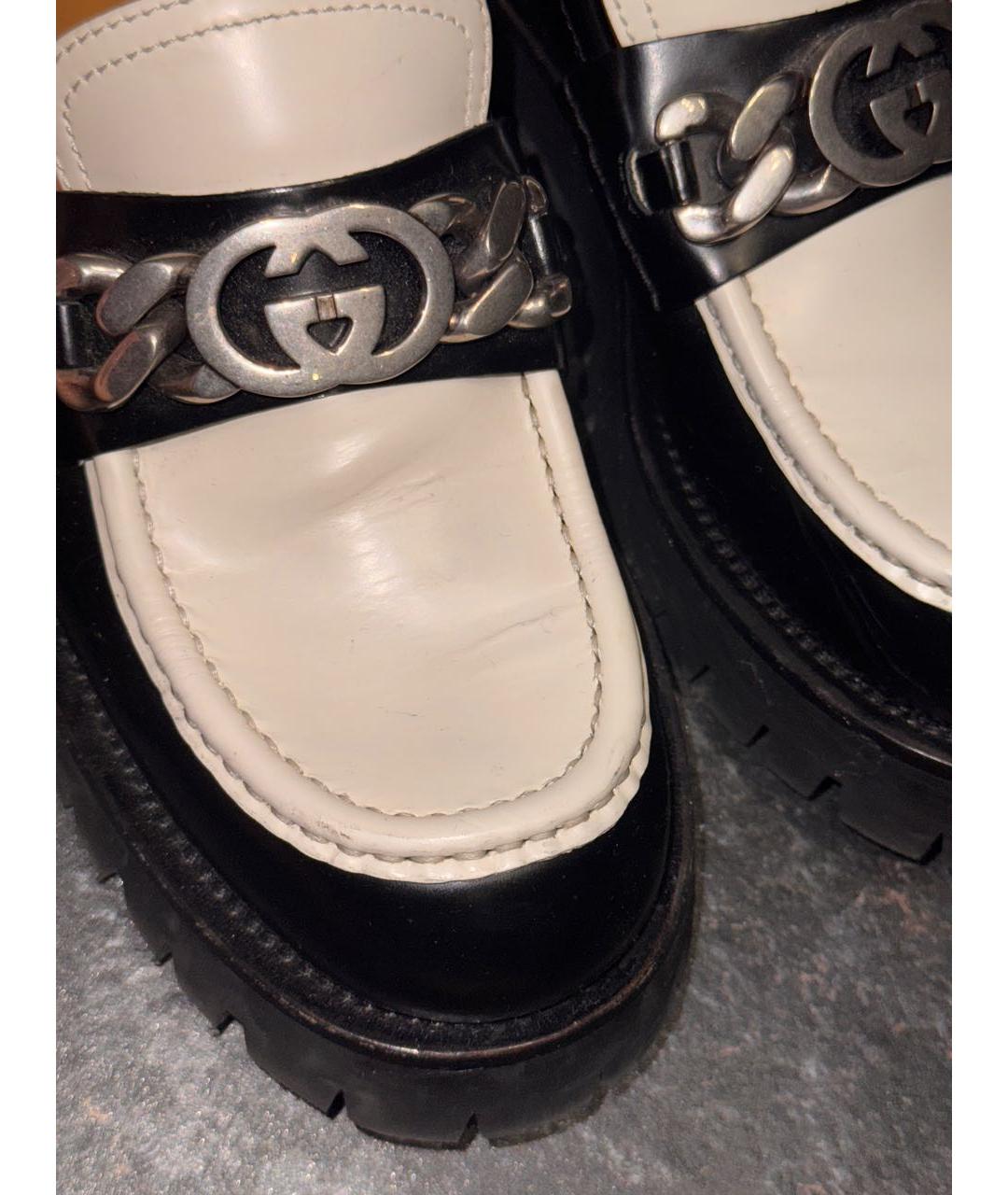 GUCCI Мульти кожаные лоферы, фото 4