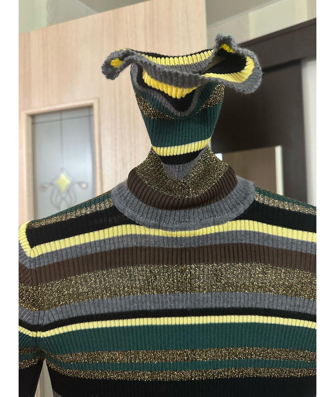 EMILIO PUCCI Мульти шерстяная водолазка, фото 6