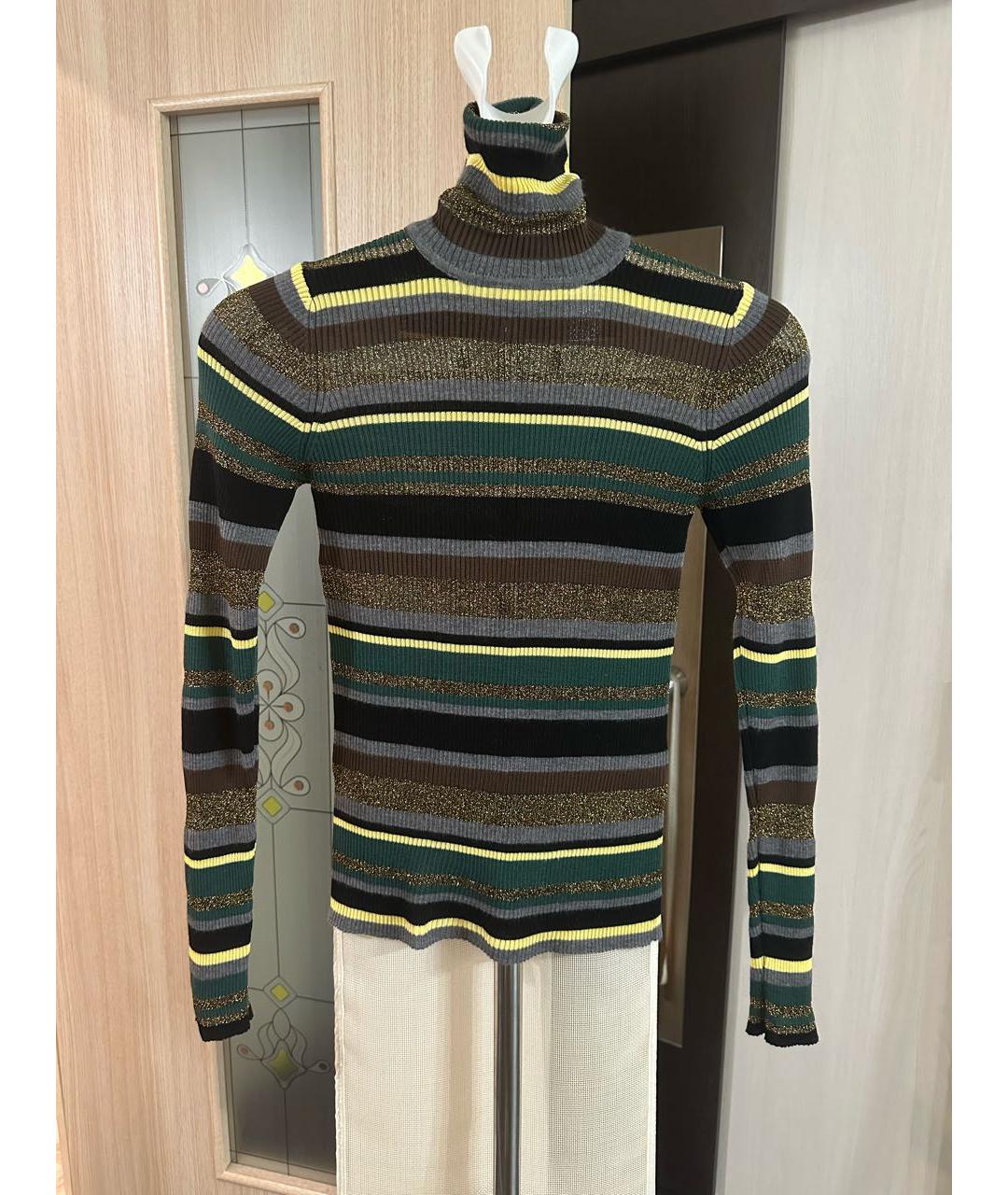 EMILIO PUCCI Мульти шерстяная водолазка, фото 7