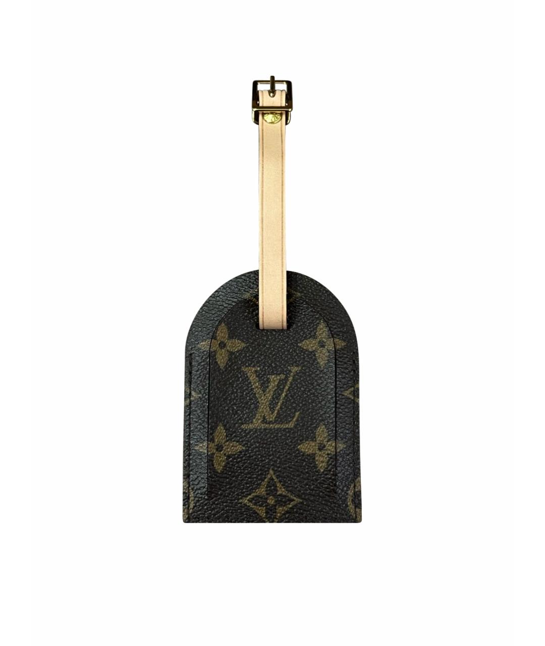 LOUIS VUITTON Коричневый брелок, фото 1