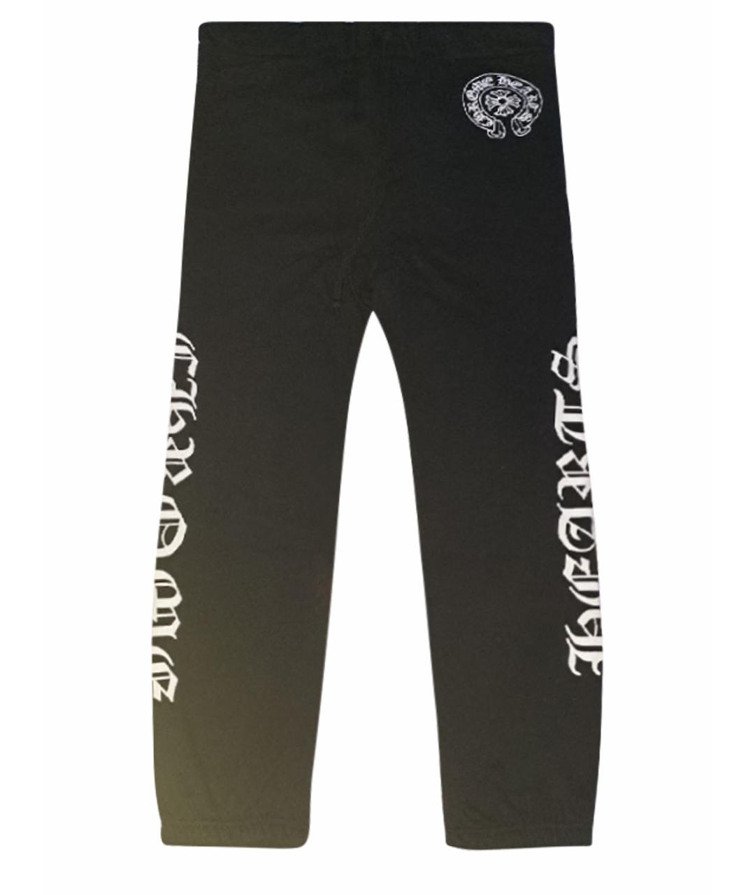 CHROME HEARTS Черные повседневные брюки, фото 1