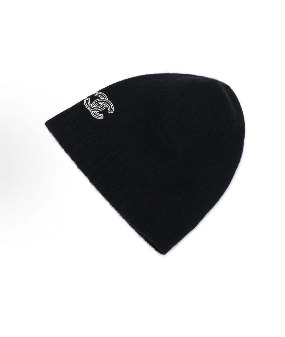 CHANEL Черная шапка, фото 3