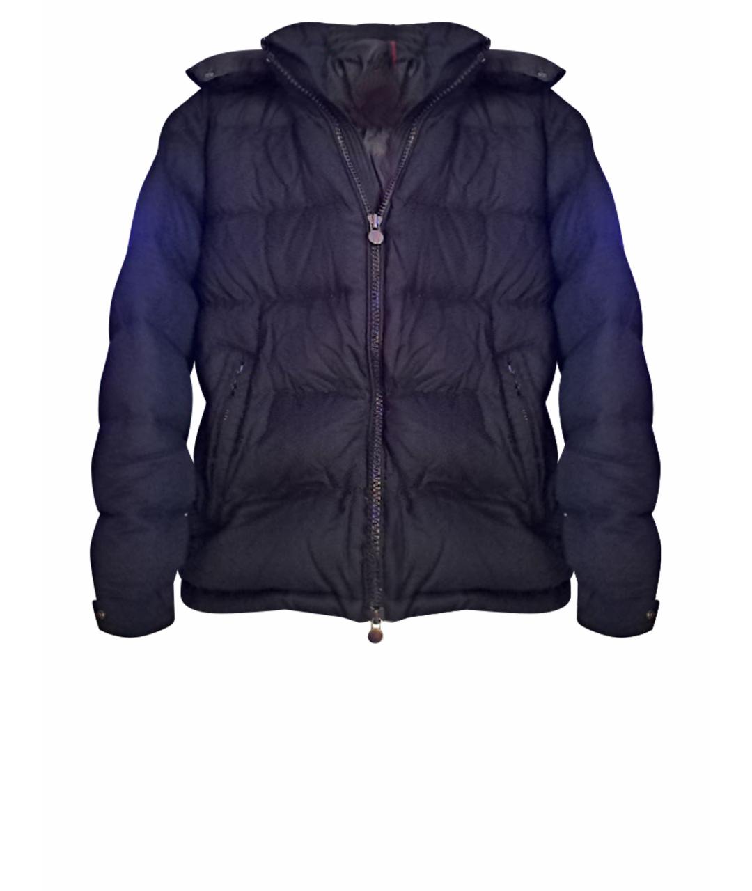 MONCLER Черный пуховик, фото 1