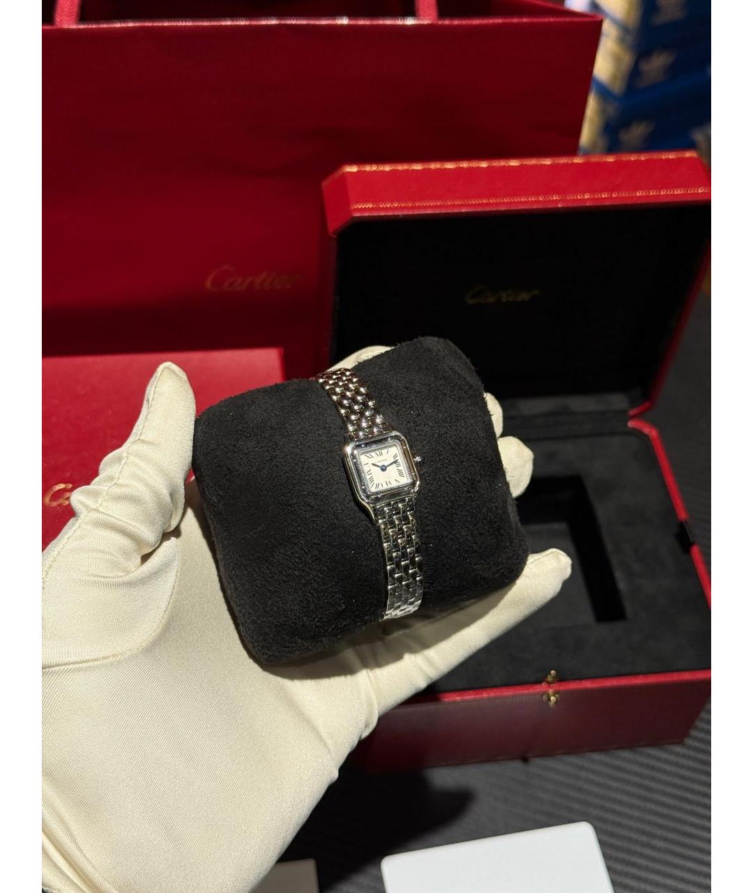 CARTIER Серебряные с серебряным покрытием часы, фото 3