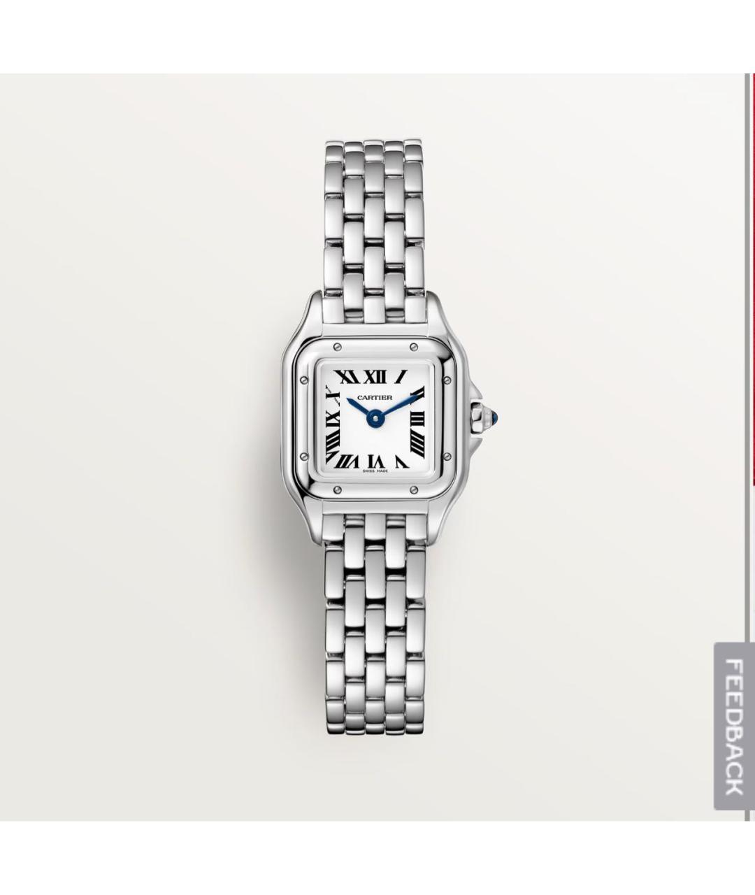 CARTIER Серебряные с серебряным покрытием часы, фото 9