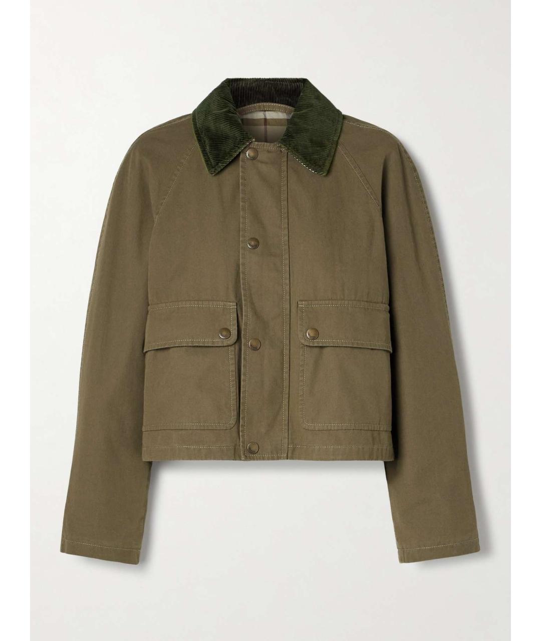 BURBERRY Хаки куртка, фото 5