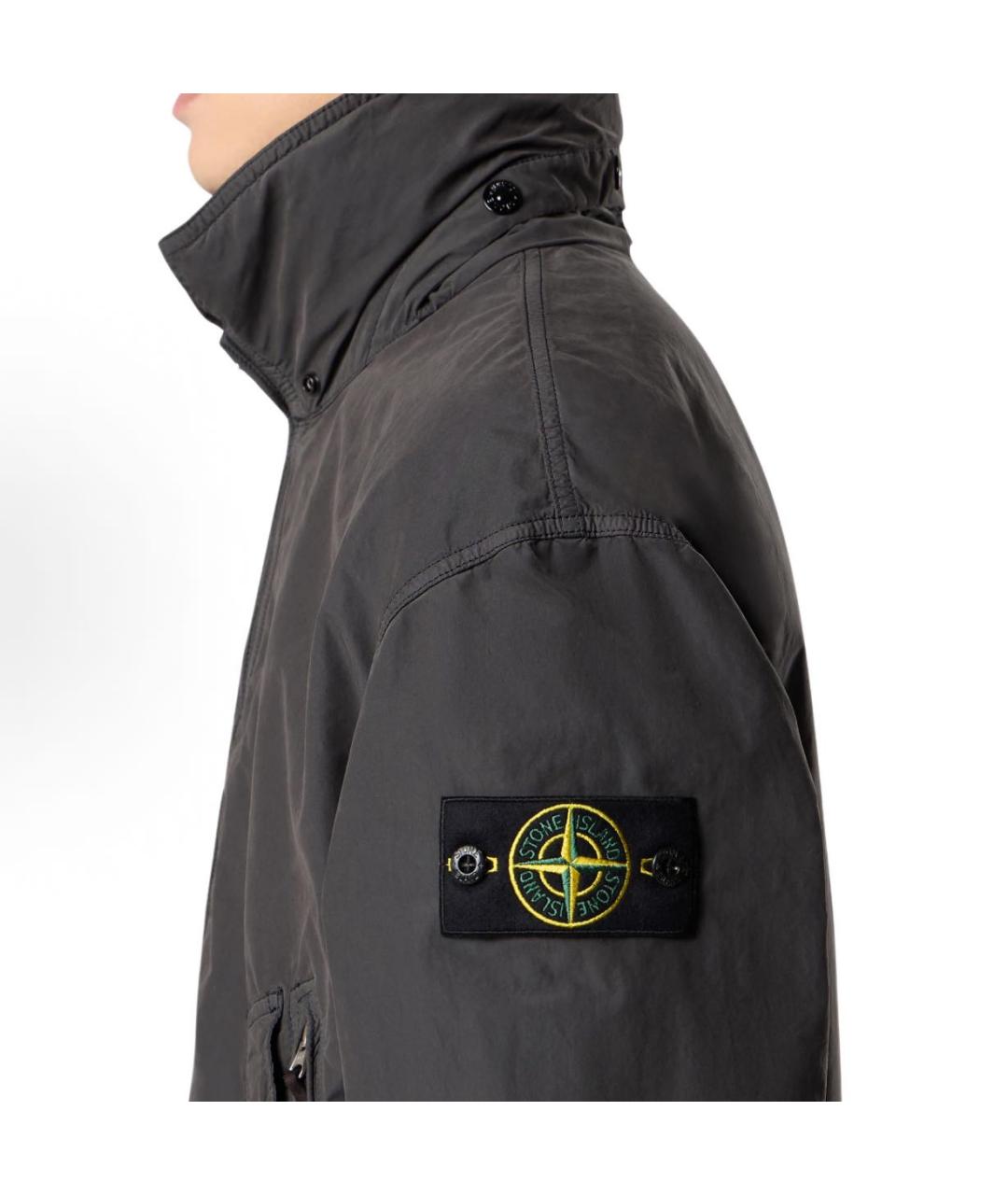 STONE ISLAND Черная куртка, фото 5