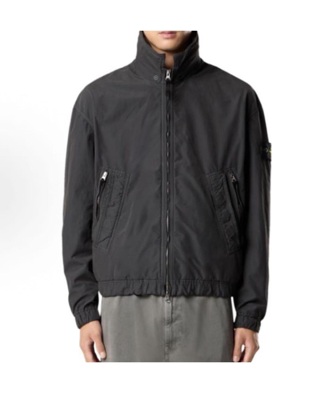 STONE ISLAND Черная куртка, фото 2
