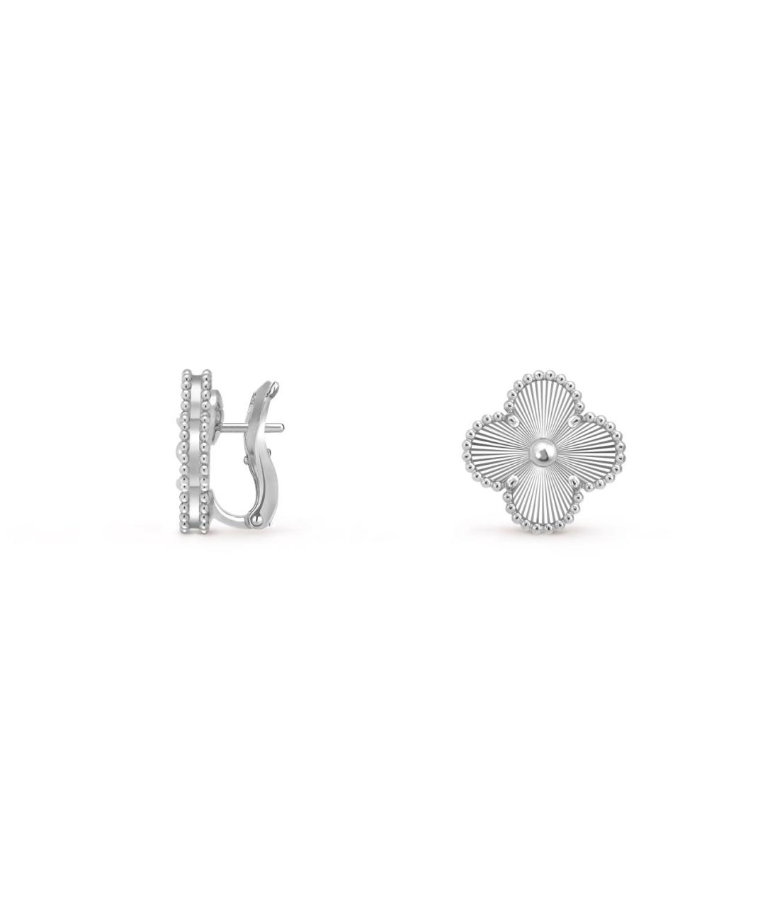 VAN CLEEF & ARPELS Серебряные серьги из белого золота, фото 4