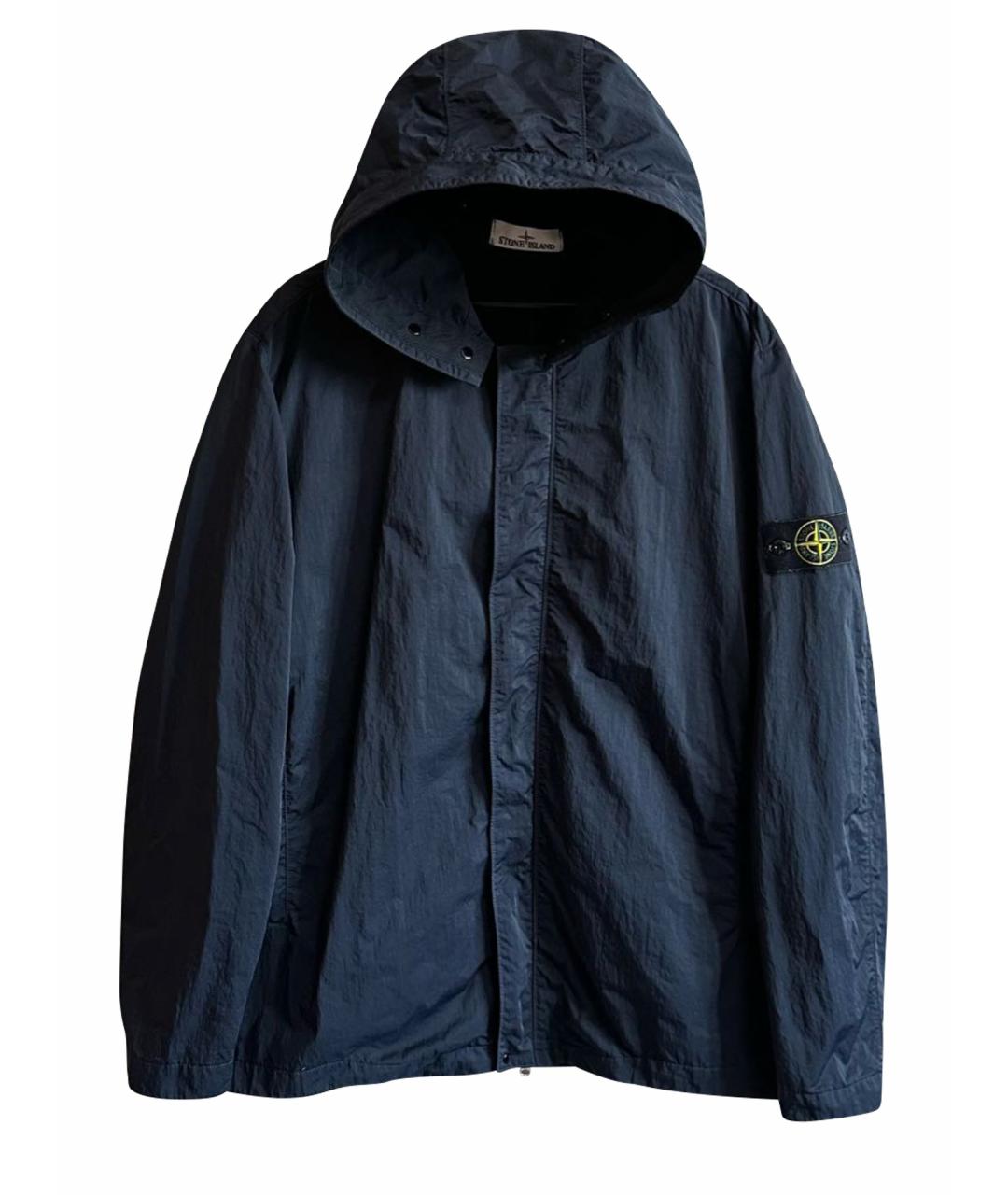 STONE ISLAND Темно-синяя куртка, фото 1