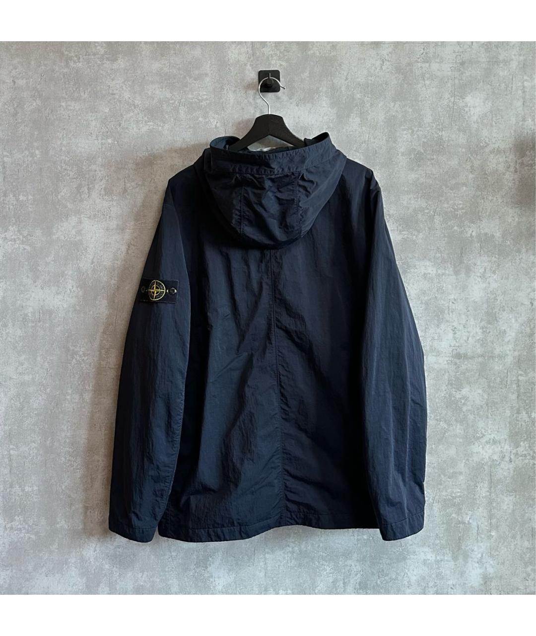 STONE ISLAND Темно-синяя куртка, фото 3