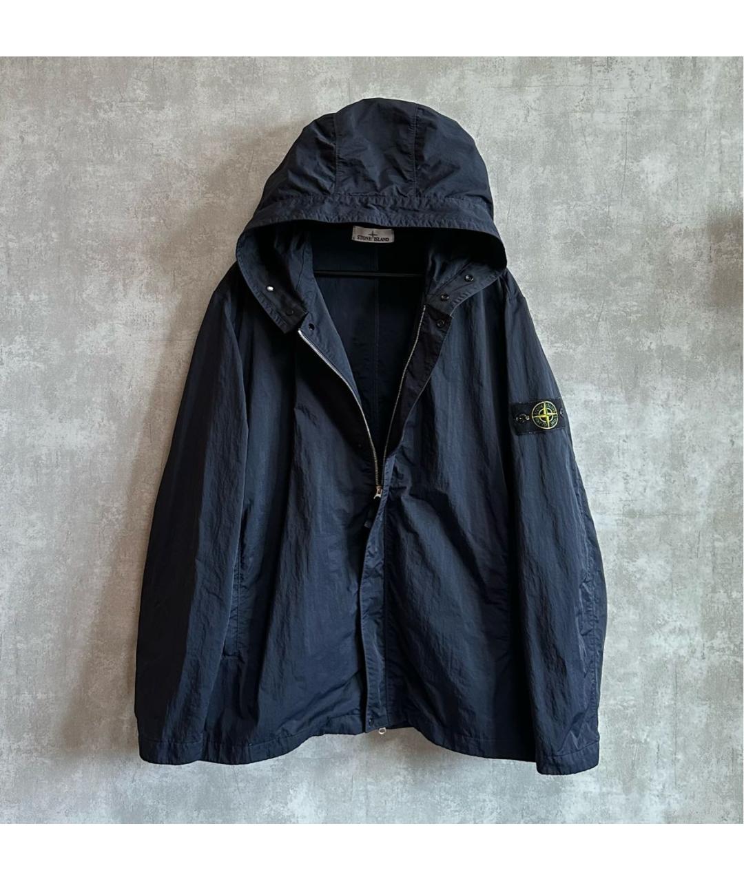 STONE ISLAND Темно-синяя куртка, фото 2