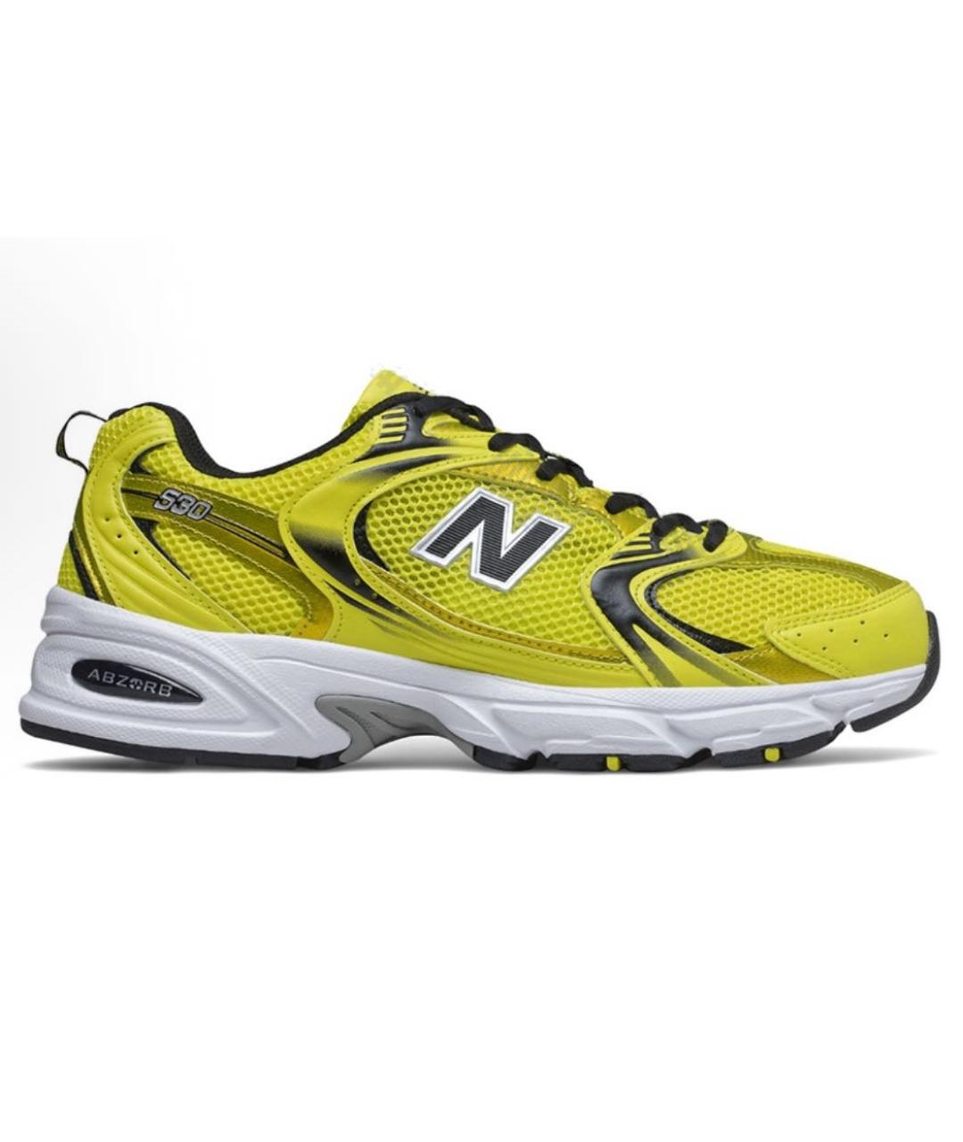 NEW BALANCE Желтые низкие кроссовки / кеды, фото 1