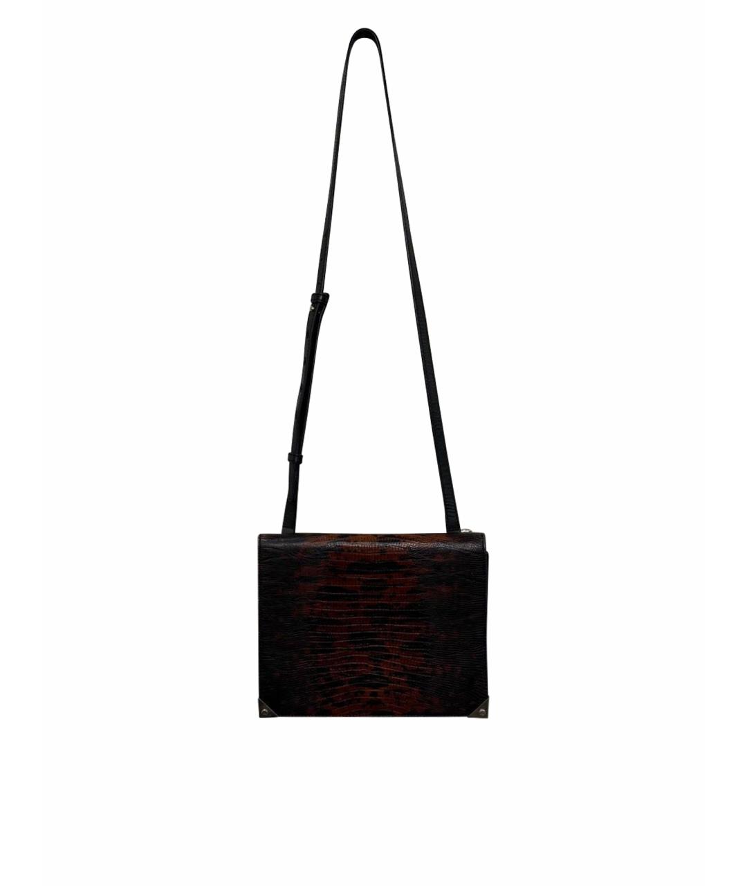 ALEXANDER WANG Черная кожаная сумка через плечо, фото 1