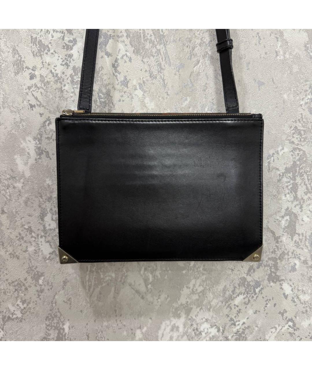 ALEXANDER WANG Черная кожаная сумка через плечо, фото 4