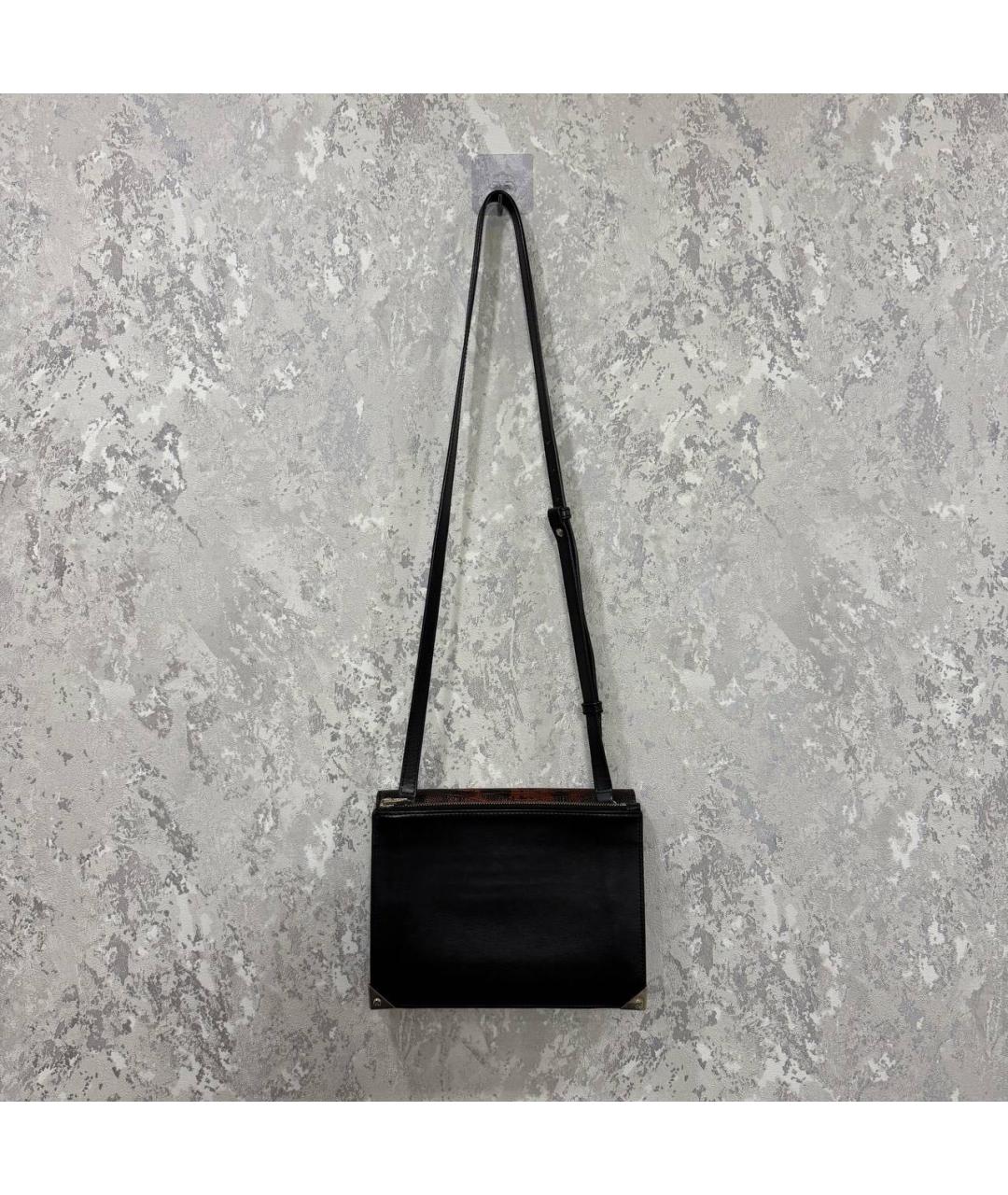 ALEXANDER WANG Черная кожаная сумка через плечо, фото 3