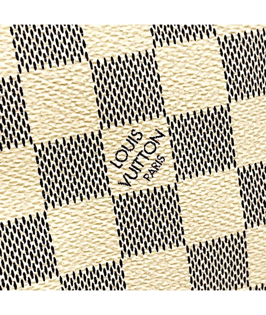 LOUIS VUITTON Бежевая кожаная сумка с короткими ручками, фото 8