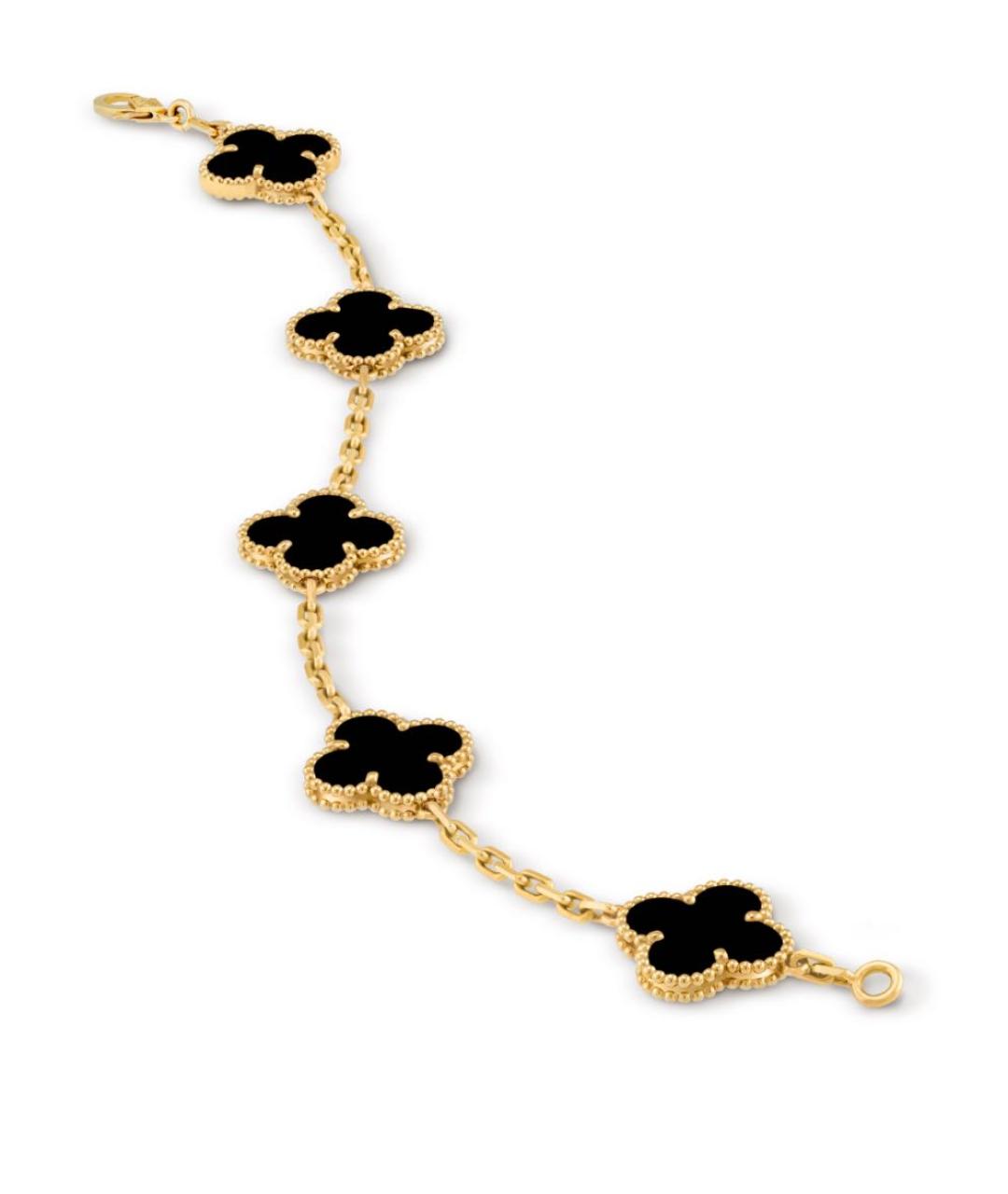VAN CLEEF & ARPELS Черный браслет из желтого золота, фото 3