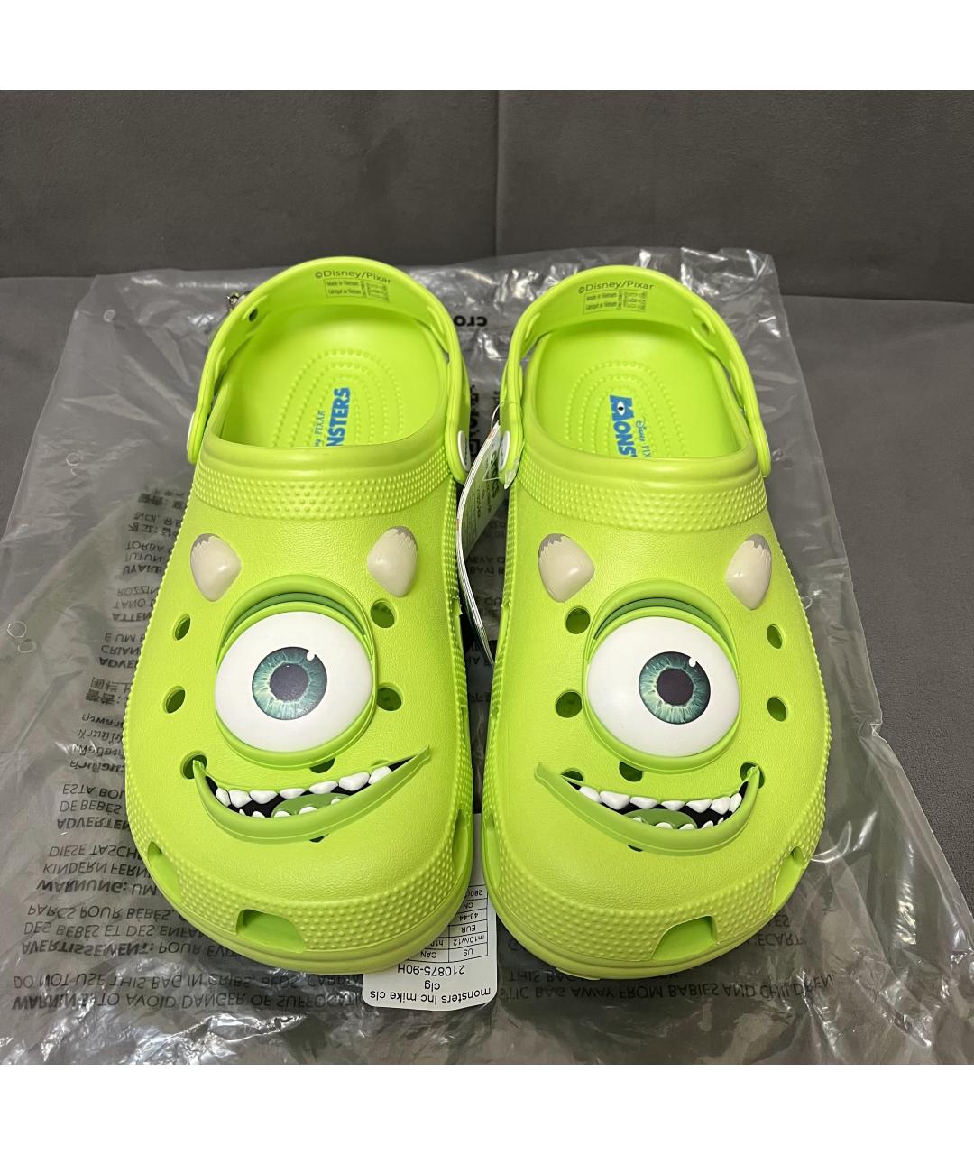 CROCS Зеленые шлепанцы, фото 4