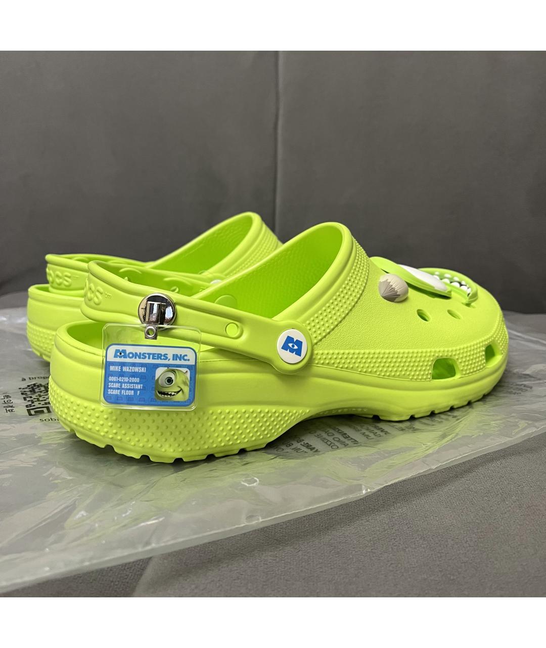 CROCS Зеленые шлепанцы, фото 8