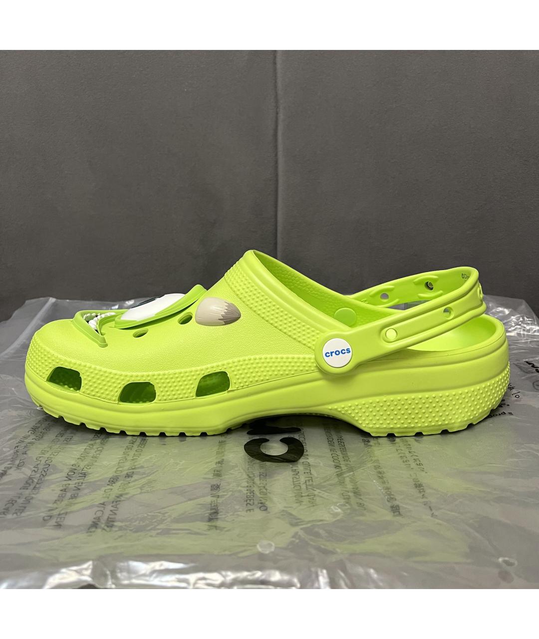 CROCS Зеленые шлепанцы, фото 6