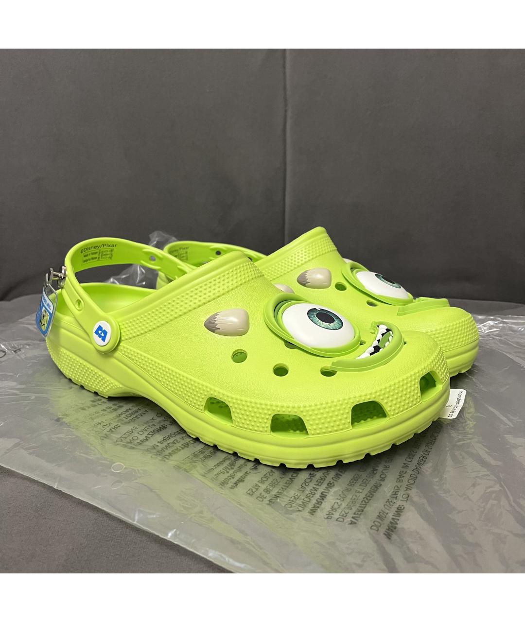 CROCS Зеленые шлепанцы, фото 3