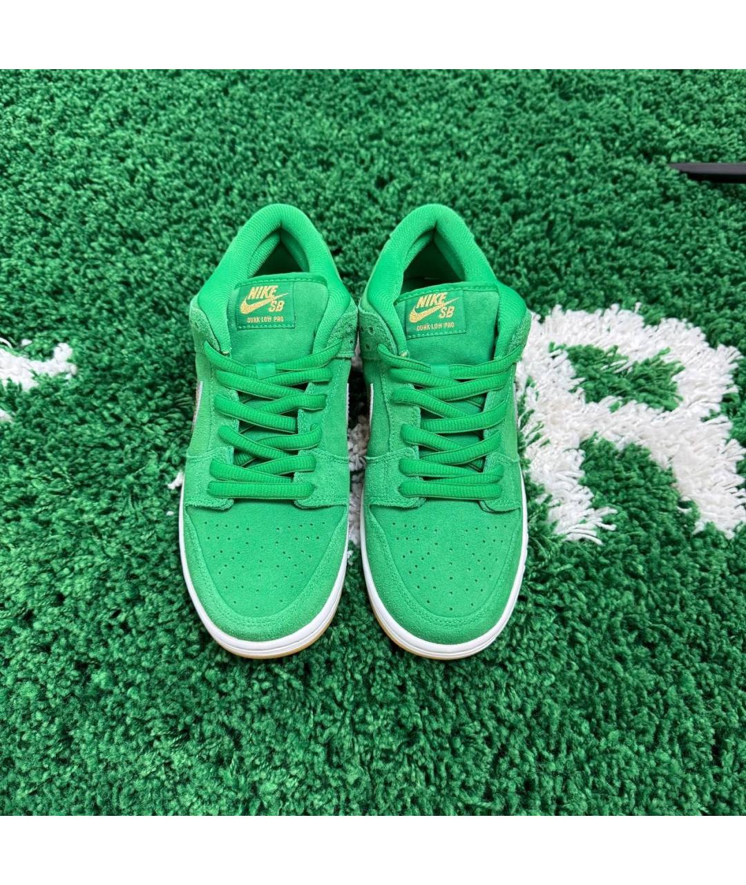 NIKE Зеленые низкие кроссовки / кеды, фото 2