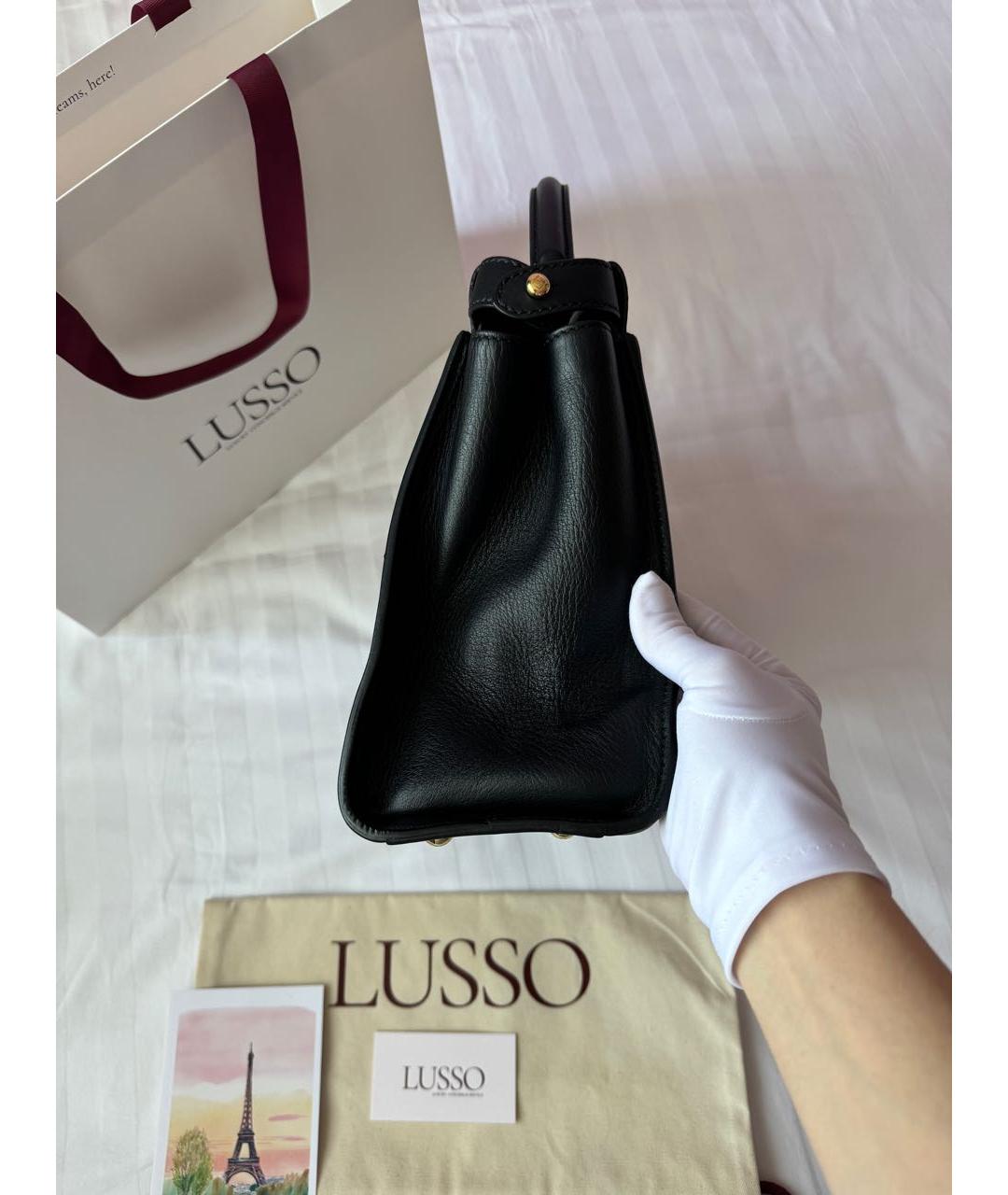 FENDI Черная кожаная сумка тоут, фото 4