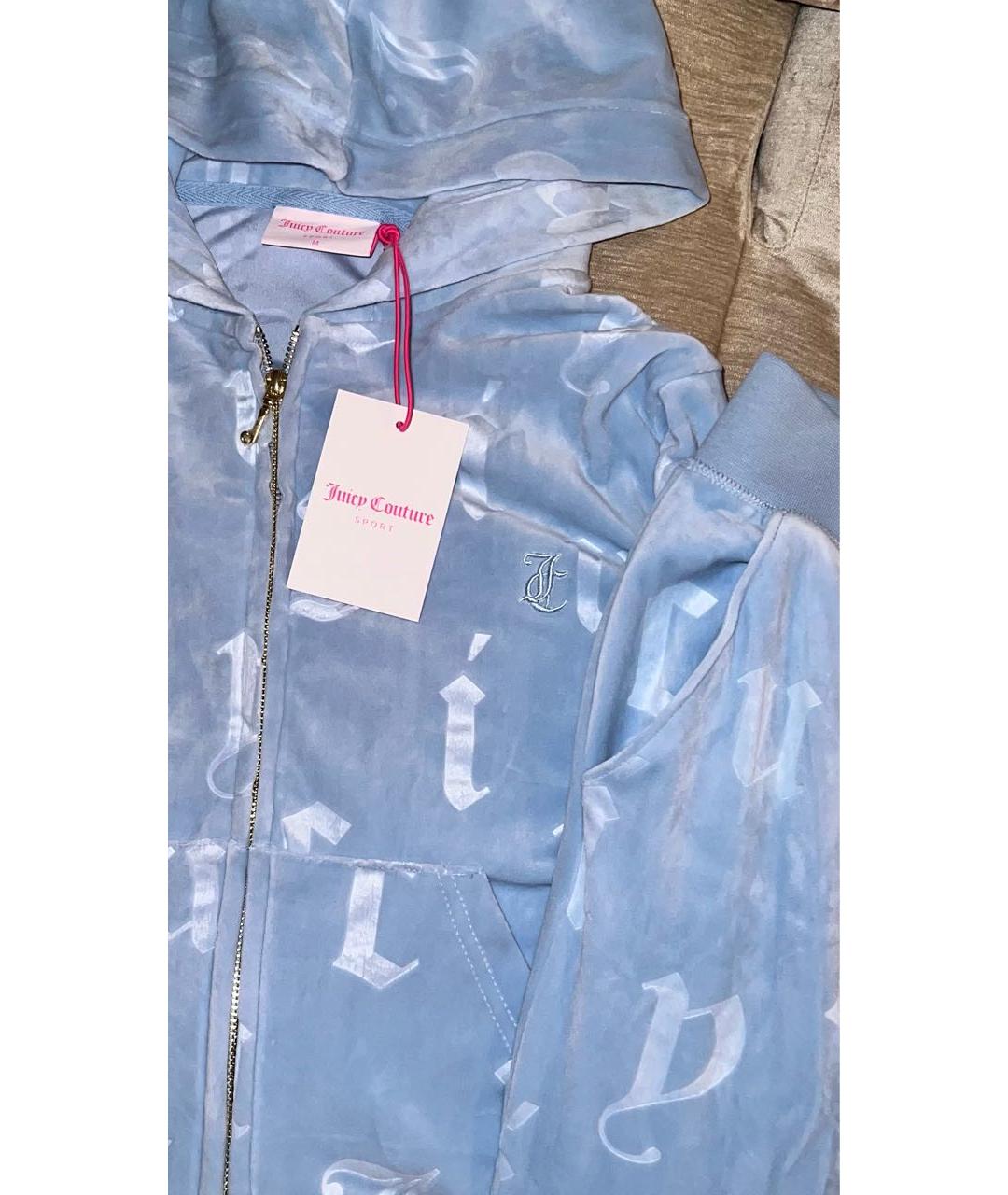 JUICY COUTURE Голубой полиэстеровый спортивные костюмы, фото 4