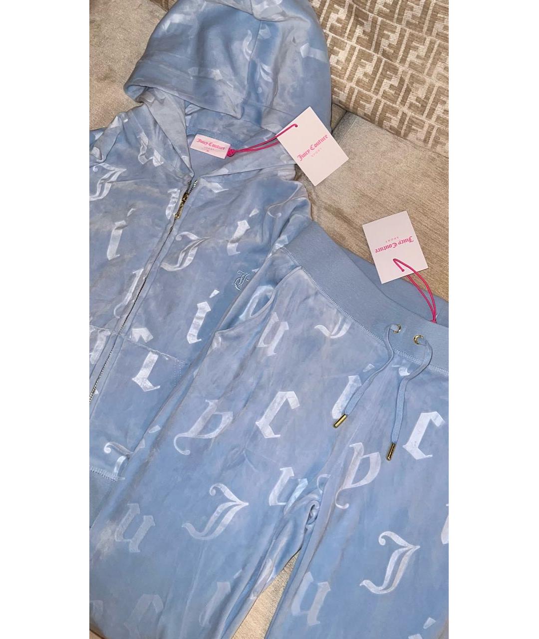 JUICY COUTURE Голубой полиэстеровый спортивные костюмы, фото 2