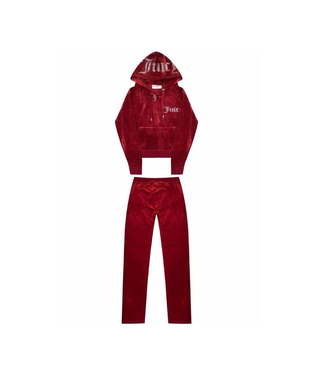 JUICY COUTURE Красный полиэстеровый спортивные костюмы, фото 1