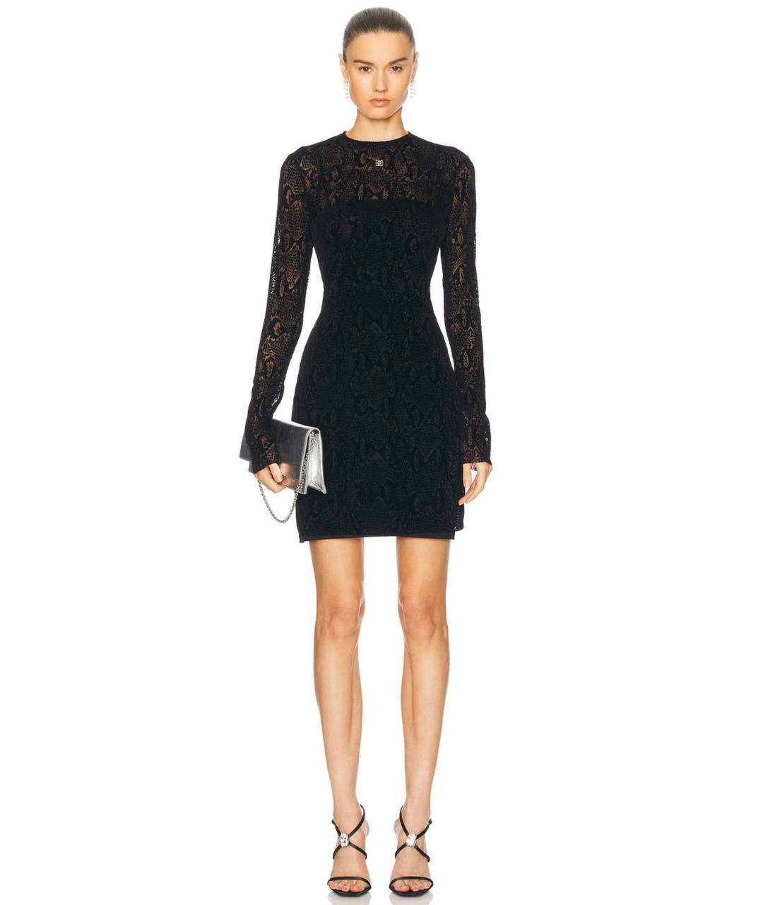 GIVENCHY Черное коктейльное платье, фото 3