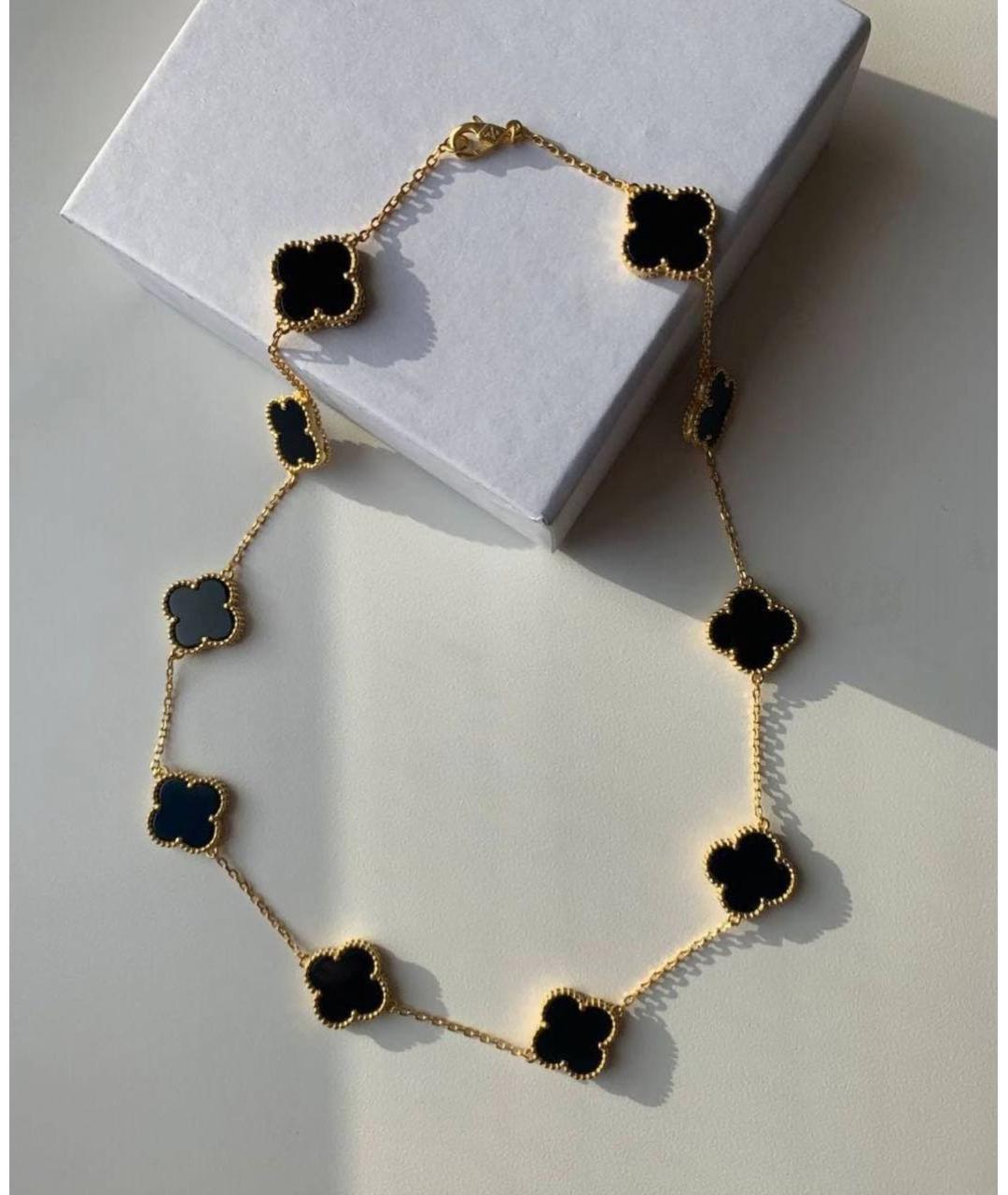 VAN CLEEF & ARPELS Черное колье из желтого золота, фото 8