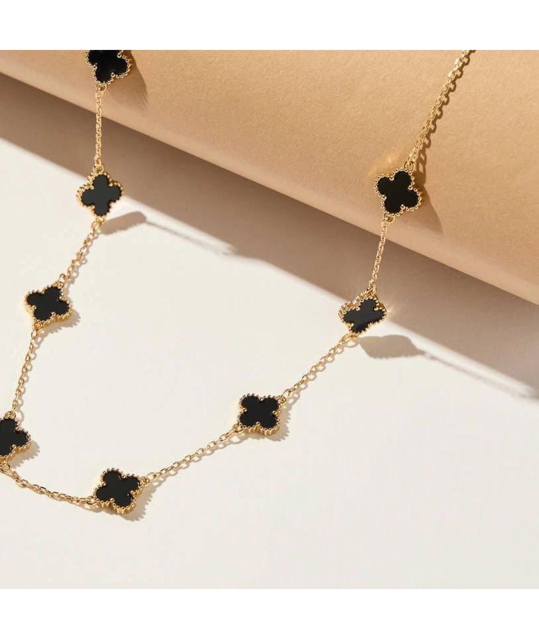 VAN CLEEF & ARPELS Черное колье из желтого золота, фото 6