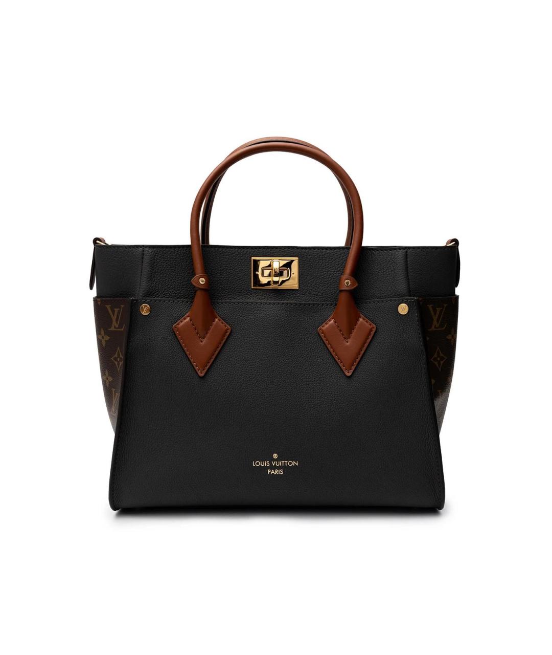 LOUIS VUITTON Коричневая кожаная сумка тоут, фото 1