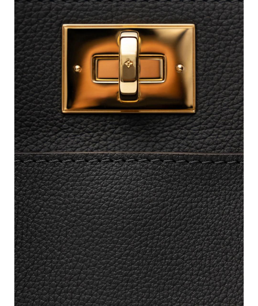 LOUIS VUITTON Коричневая кожаная сумка тоут, фото 5