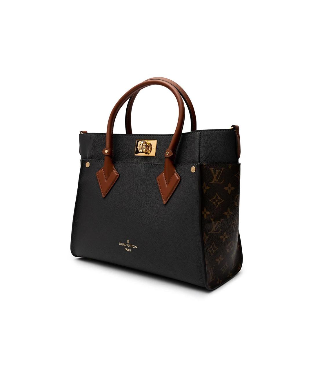 LOUIS VUITTON Коричневая кожаная сумка тоут, фото 2