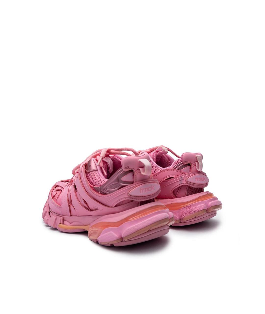 BALENCIAGA Розовые текстильные кроссовки, фото 3