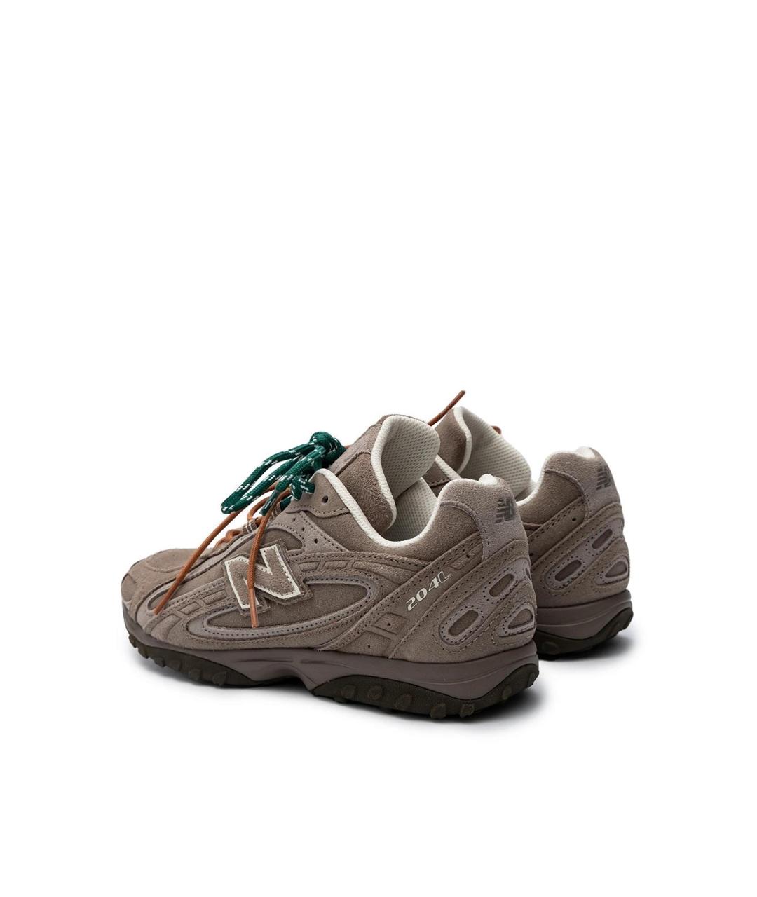 NEW BALANCE Коричневые замшевые кроссовки, фото 3